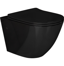 Унитаз подвесной Grossman GR-4411 black S безободковый