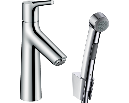Смеситель для раковины Hansgrohe Talis S 72290000 с гигиеническим душем, хром