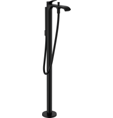 Напольный смеситель для ванны с душем Hansgrohe Vivenis 75445670 матовый черный