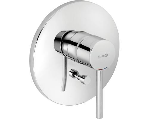 Смеситель для ванны с душем Kludi Bozz 386500576 хром, с внутренней частью 88011