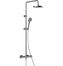 Душевая стойка Kludi Logo Dual Shower System 6809405-00 с термостатом, хром