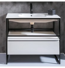 Тумба с раковиной Armadi Art Loft 120 белая, напольная