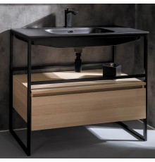 Тумба с раковиной Armadi Art Loft 120 light wood, напольная