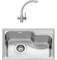 Комплект Мойка Seaman Eco Wien Eco Wien SWT-6845 + Смеситель Barcelone SSL-5381 water polish