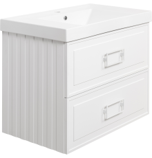 Тумба под раковину La Fenice Cubo Twin 80 белая