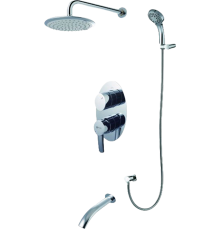 Душевой комплект Lemark Atlantiss LM3222C С ВНУТРЕННЕЙ ЧАСТЬЮ