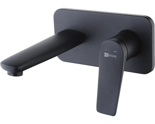Смеситель для раковины Lemark Bronx LM3726BL С ВНУТРЕННЕЙ ЧАСТЬЮ  черный