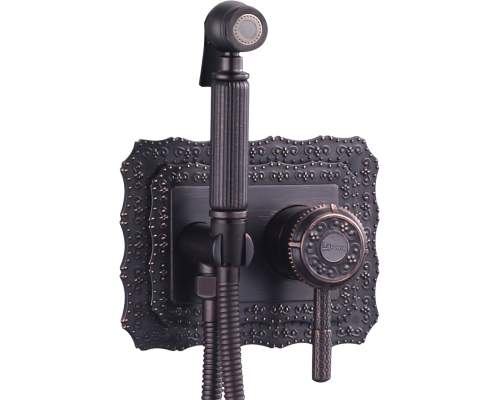 Гигиенический душ Lemark Jasmine LM6619ORB со смесителем, С ВНУТРЕННЕЙ ЧАСТЬЮ