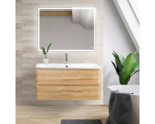 Мебель для ванной комнаты BelBagno Albano 80 подвесная, rovere rustico