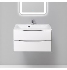 Тумба с раковиной BelBagno Marino 80 bianco lucido, подвесная