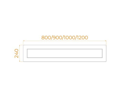Экран для душевого поддона RGW NА/CL-S (фронтальный)