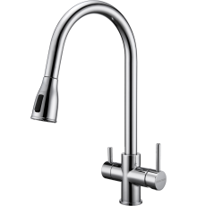 Смеситель для кухни Paulmark Lange 214212-CR, хром