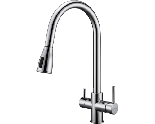 Смеситель для кухни Paulmark Lange 214212-CR, хром