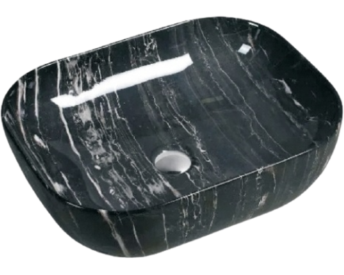 Раковина SantiLine SL-7029 черный мрамор