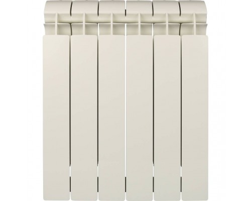 Радиатор биметаллический Global STYLE PLUS 500 6 секций боковое подключение (белый RAL 9010) STP05001006 (STP05001006)