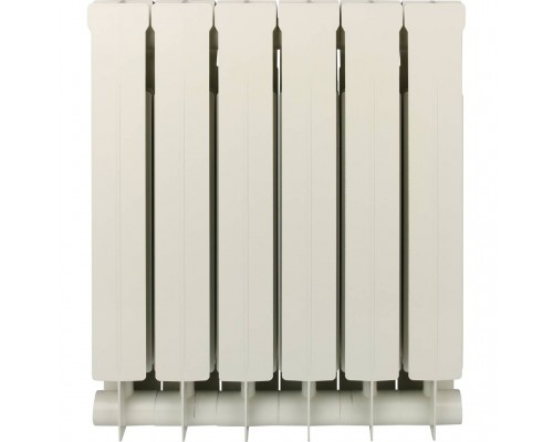 Радиатор биметаллический Global STYLE PLUS 500 6 секций боковое подключение (белый RAL 9010) STP05001006 (STP05001006)