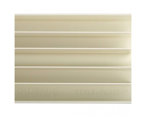 Радиатор биметаллический Global STYLE PLUS 500 6 секций боковое подключение (белый RAL 9010) STP05001006 (STP05001006)