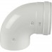 Отвод Baxi KHG (New) DN 60/100 коаксиальный 90 (для котла) KHG71410141- (KHG71410141-)