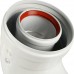 Отвод Baxi KHG (New) DN 60/100 коаксиальный 90 (для котла) KHG71410141- (KHG71410141-)