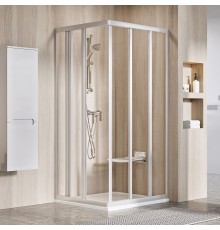 Душевой уголок Ravak Supernova ASRV3-80 Transparent, профиль сатин