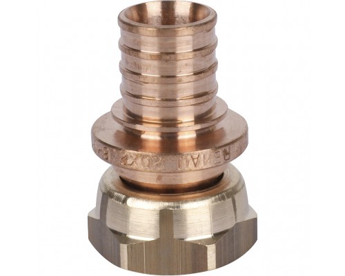 Переходник REHAU RAUTITAN с накидной гайкой 20-G 1/2 RX+ для труб из сшитого полиэтилена аксиальный (14563371001)