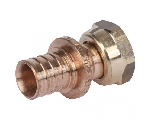 Переходник REHAU RAUTITAN с накидной гайкой 20-G 1/2 RX+ для труб из сшитого полиэтилена аксиальный (14563371001)