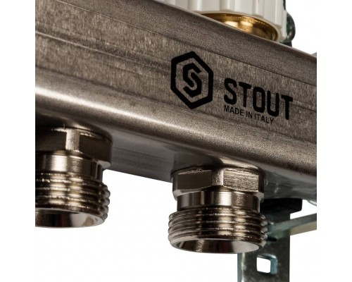 Коллектор из нержавеющей стали с расходомерами STOUT 12 выходов (SMS 0917 000012) Коллектор из нержавеющей стали с расходомерами STOUT 12 выходов (SMS 0917 000012)