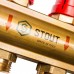 Распределительный коллектор из латуни с расходомерами STOUT 10 выходов (SMB 0473 000010)
