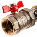 Распределительный коллектор из латуни с расходомерами STOUT 11 выходов (SMB 0473 000011)