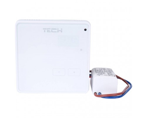 Беспроводной комнатный терморегулятор белый TECH R-8z (WG.11.0540)