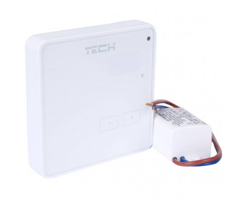 Беспроводной комнатный терморегулятор белый TECH R-8z (WG.11.0540)