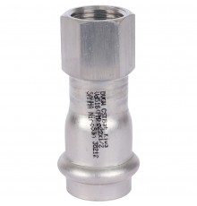 Sanha  9270G пресс-фит. нерж.сталь, муфта перех.ВПр-ВР, 22x1/2 (69270G2212)