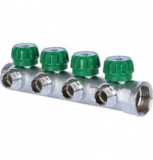 Коллектор регулирующий STOUT 1, 4 отвода 1/2 SMB-6850-011204 (SMB-6850-011204)