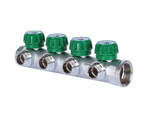 Коллектор регулирующий STOUT 1, 4 отвода 1/2 SMB-6850-011204 (SMB-6850-011204)
