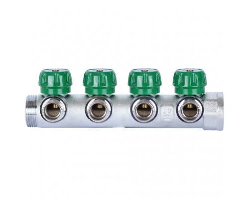 Коллектор регулирующий STOUT 1, 4 отвода 1/2 SMB-6850-011204 (SMB-6850-011204)