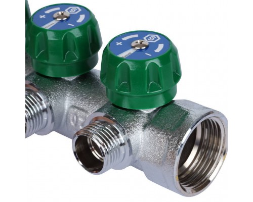 Коллектор регулирующий STOUT 1, 4 отвода 1/2 SMB-6850-011204 (SMB-6850-011204)