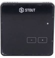 Беспроводной комнатный регулятор STOUT R-8z, черный STE-0101-008004 (STE-0101-008004)