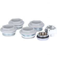 Присоединительный набор для радиатора Global 011048 08 3/4 KIT 3/4 (цвет cod.08 grigio argento opaco metallizzato (серый)) A048KIT3/408 (A048KIT3/408)