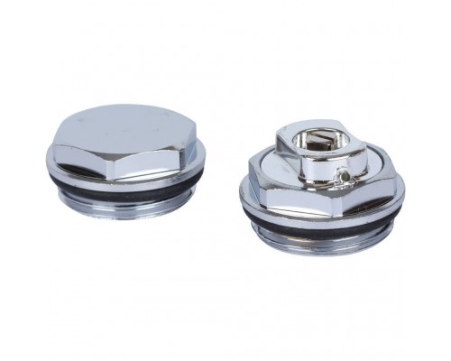 Присоединительный набор для радиатора Global 011048 08 3/4 KIT 3/4 (цвет cod.08 grigio argento opaco metallizzato (серый)) A048KIT3/408 (A048KIT3/408)