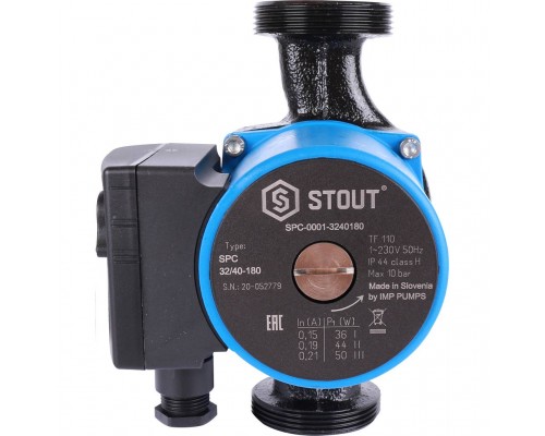 Насос циркуляционный STOUT 32/40-180 SPC-0001-3240180 (SPC-0001-3240180)