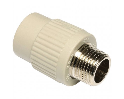 SZE02025RCT (SZE02025XX) Ekoplastik ППР муфта с наруж. металл. резьбой 20х3/4 (SZE02025RCT)