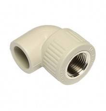 Колено Ekoplastik ППР с внутр. металл. резьбой 20х1/2x90° (SKOI02020X)