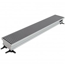 Конвектор внутрипольный Askon КВП 65/200/1300 (решётка анодированная в цвет RAL 9004) (КВП 65/200/1300 RAL9004)