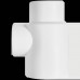 Тройник переходной Белый Pro Aqua d= 32-25-25 PP-R (PA14534P)