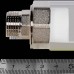 Муфта комбинированная Pro Aqua d=20-1/2 PP-R разъемная (американка) НР Белая (PA21008)