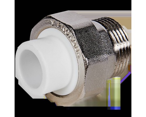 Муфта комбинированная Pro Aqua d=20-3/4 PP-R разъемная (американка) НР Белая (PA21010) Муфта комбинированная Pro Aqua d=20-3/4 PP-R разъемная (американка) НР Белая (PA21010)