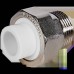 Муфта комбинированная Pro Aqua d=20-3/4 PP-R разъемная (американка) НР Белая (PA21010)