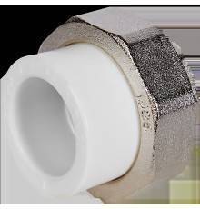 Муфта комбинированная Pro Aqua d=25-3/4 PP-R разъемная (американка) ВР Белая (PA20014)