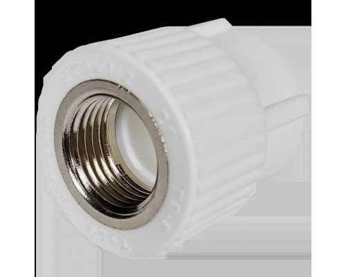 Муфта комбинированная Pro Aqua d= 20-1/2 PP-R ВР Белая (PA22008P) Муфта комбинированная Pro Aqua d= 20-1/2 PP-R ВР Белая (PA22008P)