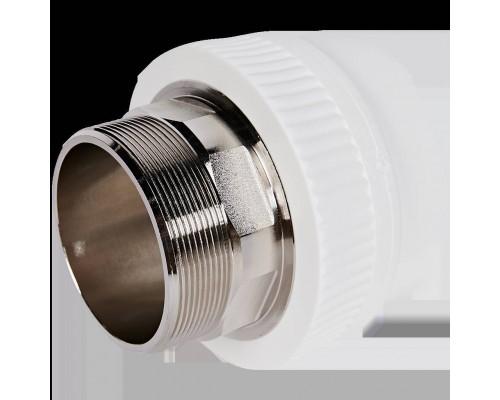 Муфта комбинированная Pro Aqua d= 90-3 PP-R под ключ НР Белая (PA23528)